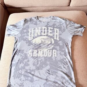 UNDER ARMOUR Men’s  football Graphic tie-dye short sleeve tee